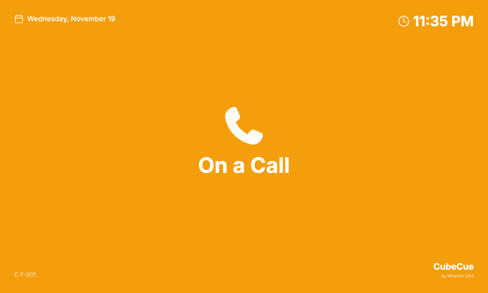 CubeCue Display - 3 On a Call